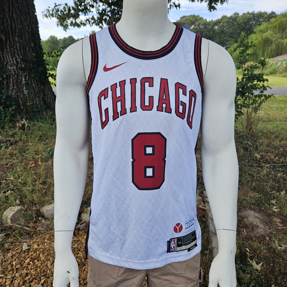 Unisex Chicago Bulls Zach LaVine Nike White 22/23 Swingman Jersey City Edition